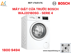 Máy giặt Bosch 8kg series 4 WAJ20180SG - Sản xuất: Thổ Nhĩ Kỳ